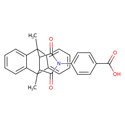 4-(1,8-dimethyl-16,18-dioxo-17-azapentacyclo[6.6.5.0~2,7~.0~9,14~.0~15,19~]nonadeca-2,4,6,9,11,13-hexaen-17-yl)benzoic acid