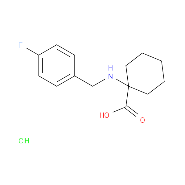 1-(4-Fluoro-benzylamino)-cyclohexanecarboxylicacid hydrochloride