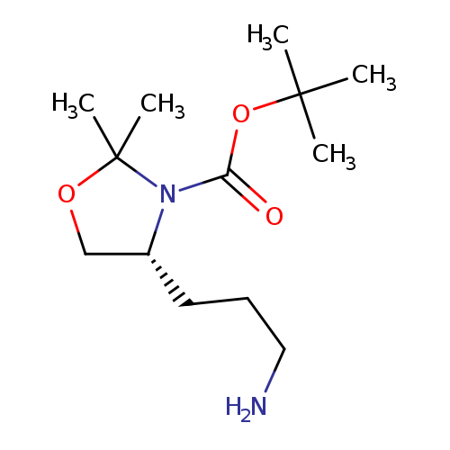 tert-butyl (4R)-4-(3-aminopropyl)-2,2-dimethyl-1,3-oxazolidine-3-carboxylate