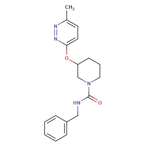 N-benzyl-3-[(6-methylpyridazin-3-yl)oxy]piperidine-1-carboxamide