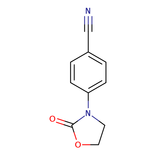 4-(2-oxo-1,3-oxazolidin-3-yl)benzonitrile