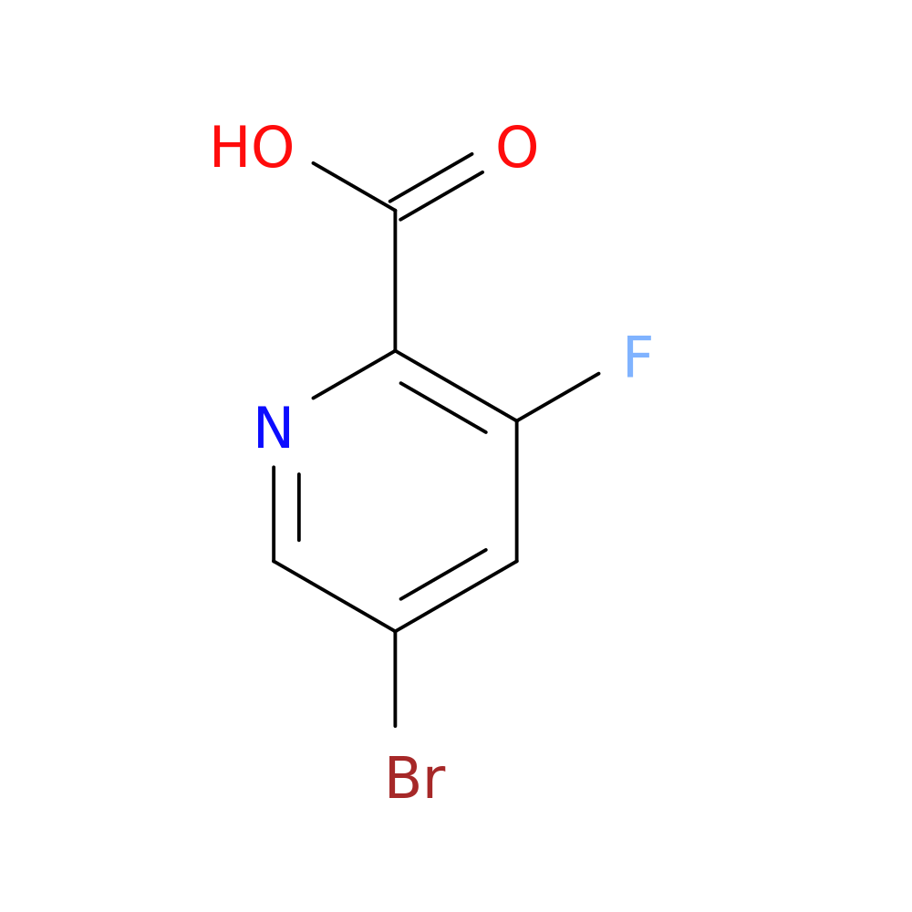 5-Bromo-3-fluoropyridine-2-carboxylic acid