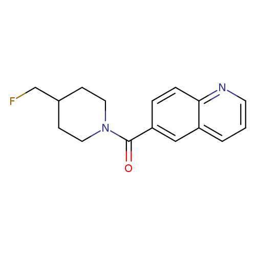 6-[4-(fluoromethyl)piperidine-1-carbonyl]quinoline