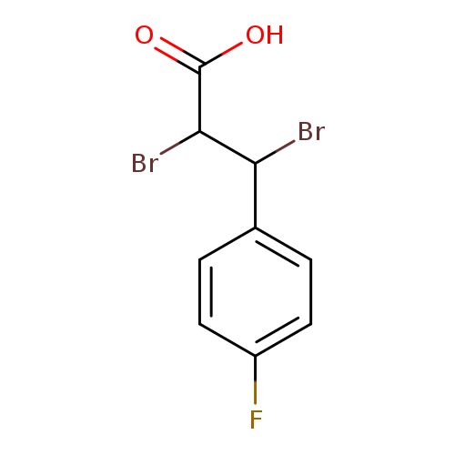 2,3-dibromo-3-(4-fluorophenyl)propanoicacid