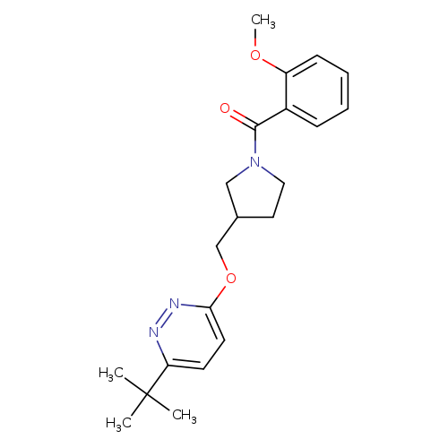 3-tert-butyl-6-{[1-(2-methoxybenzoyl)pyrrolidin-3-yl]methoxy}pyridazine