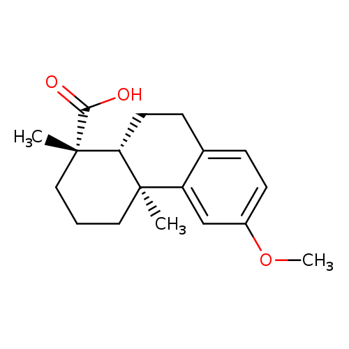 1-Phenanthrenecarboxylic acid, 1,2,3,4,4a,9,10,10a-octahydro-6-methoxy-1,4a-dimethyl-, (1S,4aS,10aR)-