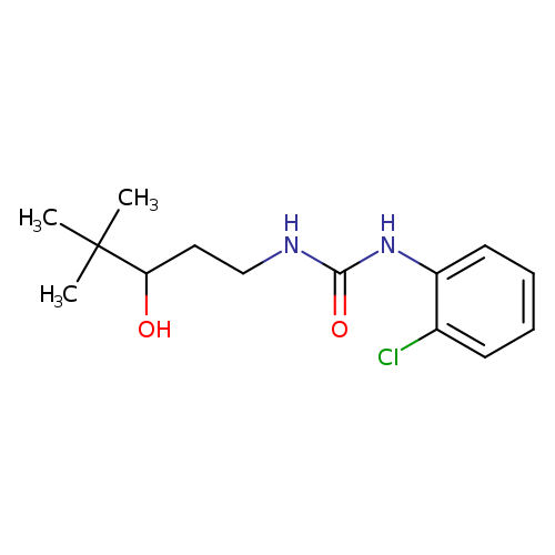 1-(2-chlorophenyl)-3-(3-hydroxy-4,4-dimethylpentyl)urea