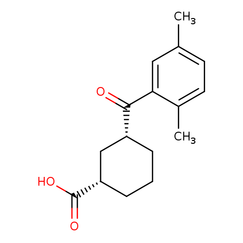 cis-3-(2,5-Dimethylbenzoyl)cyclohexane-1-carboxylic acid