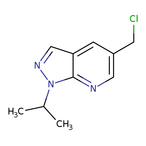 5-(chloromethyl)-1-(propan-2-yl)-1H-pyrazolo[3,4-b]pyridine