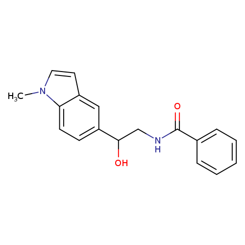 N-[2-hydroxy-2-(1-methyl-1H-indol-5-yl)ethyl]benzamide