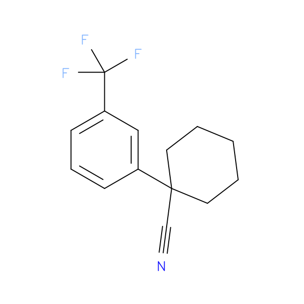 1-[3-(trifluoromethyl)phenyl]cyclohexane-1-carbonitrile