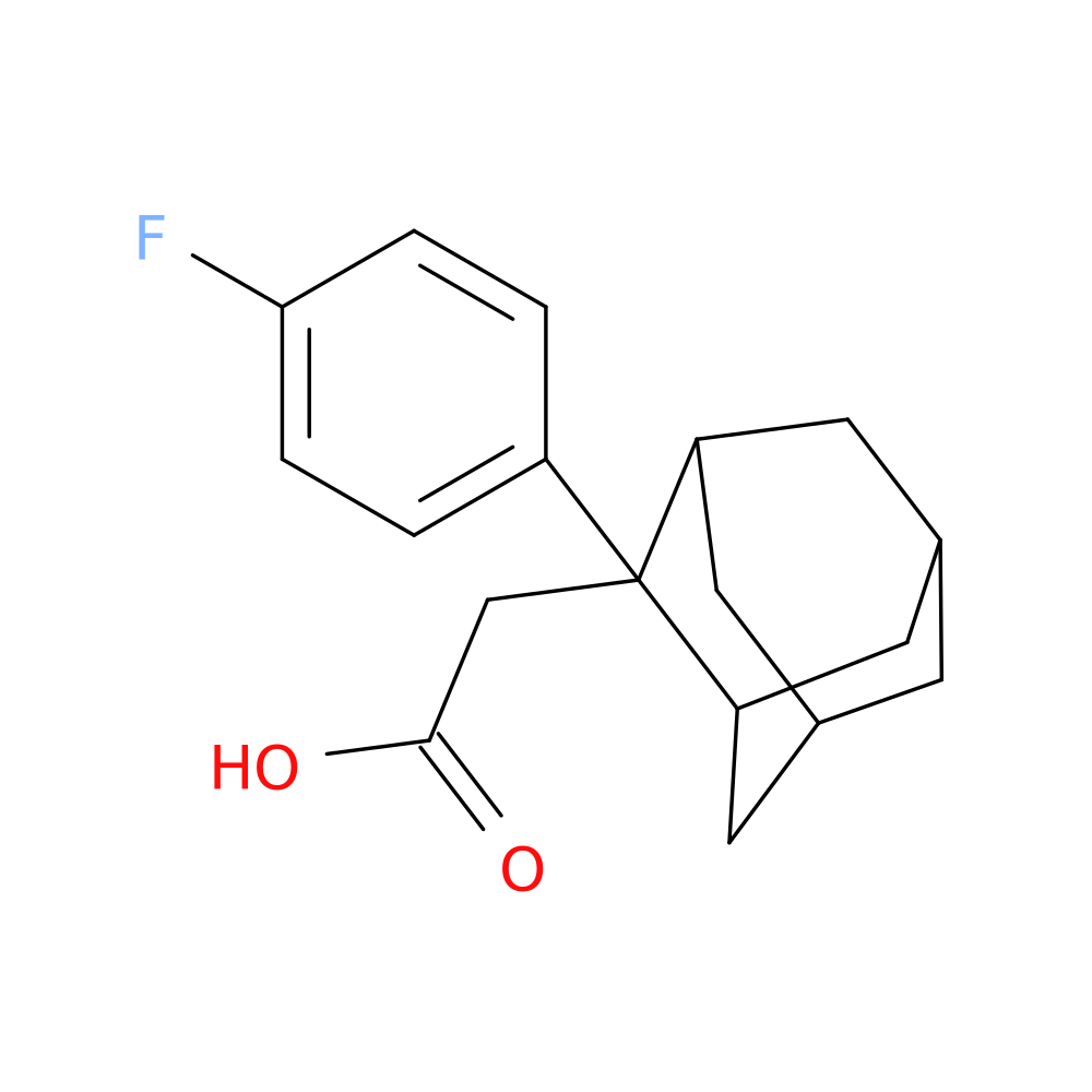 2-[2-(4-fluorophenyl)adamantan-2-yl]acetic acid