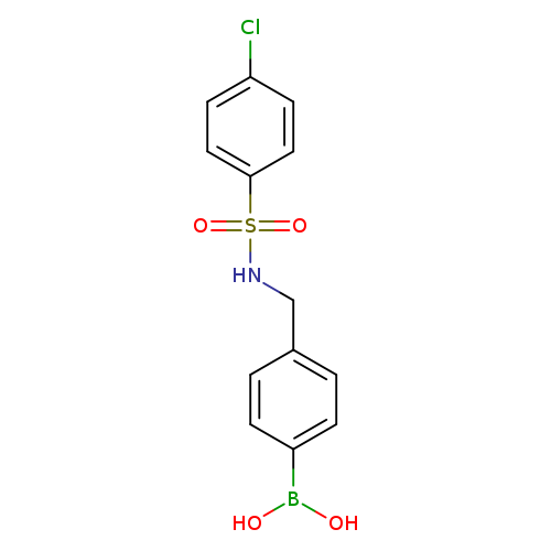 (4-(((4-chlorophenyl)sulfonamido)methyl)phenyl)boronic acid
