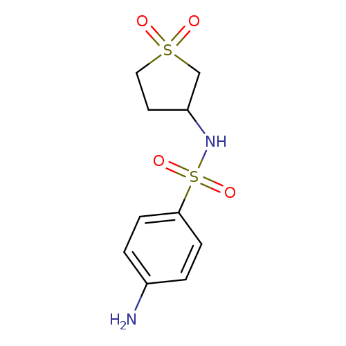4-amino-N-(1,1-dioxo-1lambda6-thiolan-3-yl)benzene-1-sulfonamide