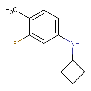 N-cyclobutyl-3-fluoro-4-methylaniline