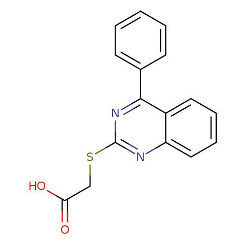 2-[(4-phenylquinazolin-2-yl)sulfanyl]acetic acid