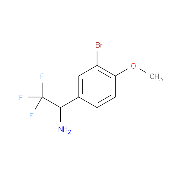 1-(3-Bromo-4-methoxyphenyl)-2,2,2-trifluoroethanamine