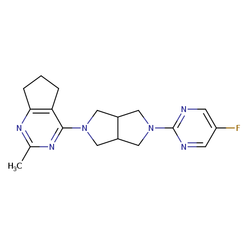 5-fluoro-2-(5-{2-methyl-5H,6H,7H-cyclopenta[d]pyrimidin-4-yl}-octahydropyrrolo[3,4-c]pyrrol-2-yl)pyrimidine