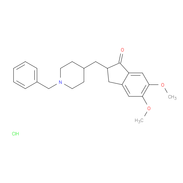 1-Benzyl-4-[(5,6-dimethoxy-1-indanon-2-yl)methyl]piperidine hydrochloride