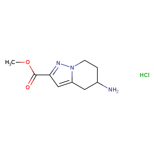 methyl 5-amino-4H,5H,6H,7H-pyrazolo[1,5-a]pyridine-2-carboxylate hydrochloride