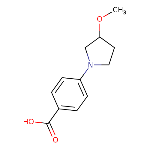 4-(3-Methoxypyrrolidin-1-yl)benzoic acid
