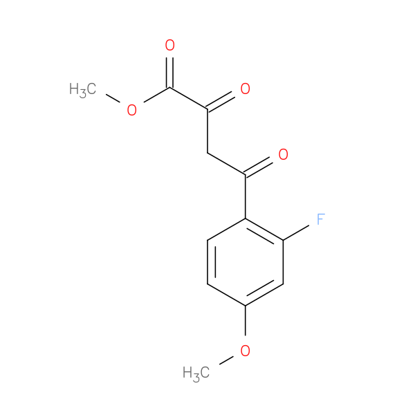methyl 4-(2-fluoro-4-methoxyphenyl)-2,4-dioxobutanoate