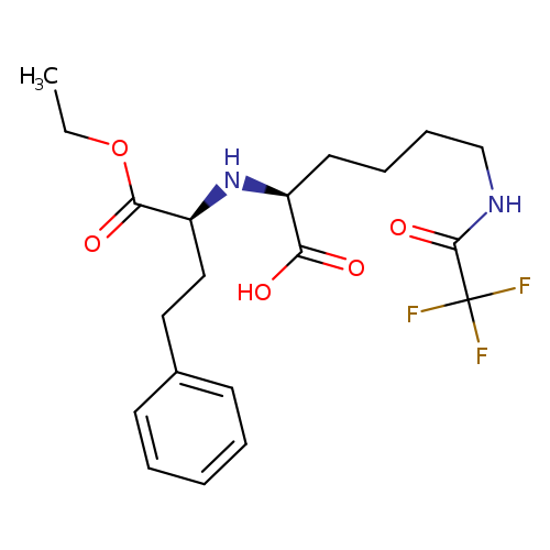 Benzenebutanoic acid, α-[[(1S)-1-carboxy-5-[(2,2,2-trifluoroacetyl)amino]pentyl]amino]-, 1-ethyl ester, (αS)-