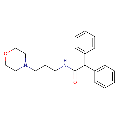 N-[3-(morpholin-4-yl)propyl]-2,2-diphenylacetamide