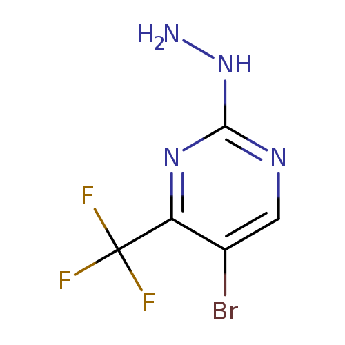 5-bromo-2-hydrazinyl-4-(trifluoromethyl)pyrimidine
