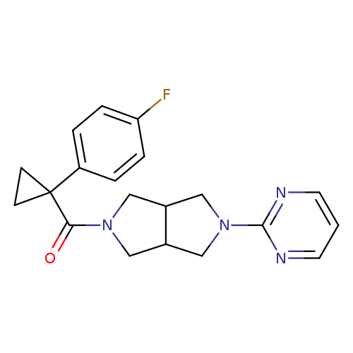 2-{5-[1-(4-fluorophenyl)cyclopropanecarbonyl]-octahydropyrrolo[3,4-c]pyrrol-2-yl}pyrimidine