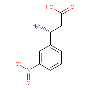 Benzenepropanoic acid, b-amino-3-nitro-, (bR)-