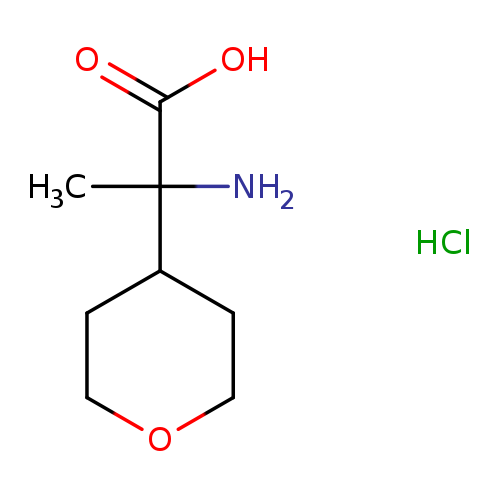 2-amino-2-(oxan-4-yl)propanoic acid hydrochloride