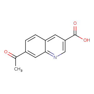 7-Acetylquinoline-3-carboxylic acid