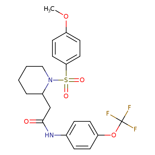 2-[1-(4-methoxybenzenesulfonyl)piperidin-2-yl]-N-[4-(trifluoromethoxy)phenyl]acetamide