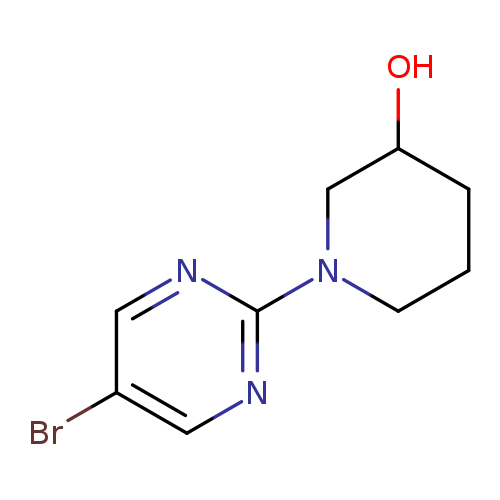 1-(5-Bromopyrimidin-2-yl)-3-piperidinol