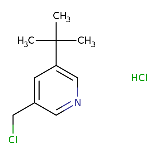 3-tert-butyl-5-(chloromethyl)pyridine hydrochloride
