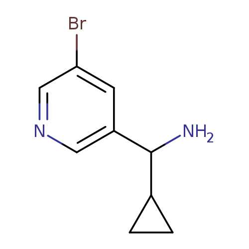 (5-bromopyridin-3-yl)(cyclopropyl)methanamine