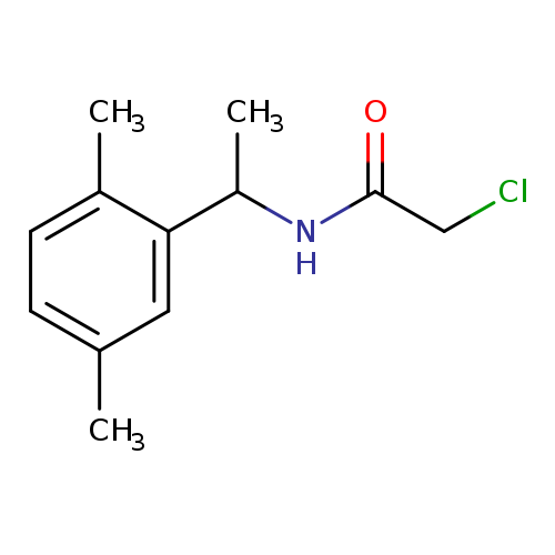 2-chloro-N-[1-(2,5-dimethylphenyl)ethyl]acetamide