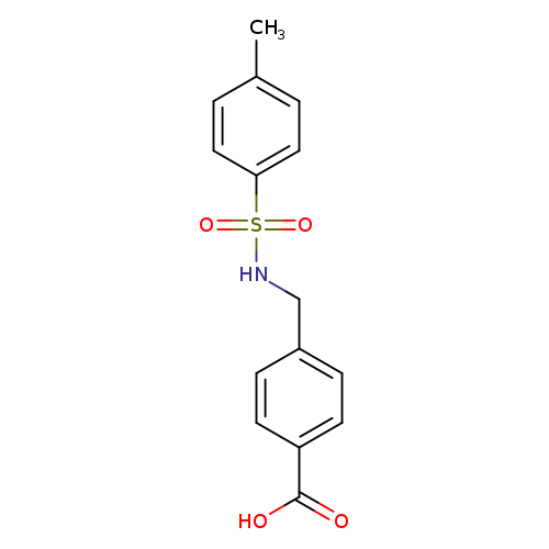 4-({[(4-methylphenyl)sulfonyl]amino}methyl)benzoic acid