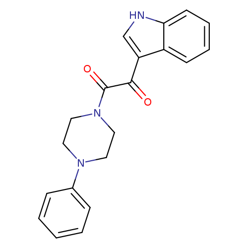 1-(1H-indol-3-yl)-2-(4-phenylpiperazin-1-yl)ethane-1,2-dione