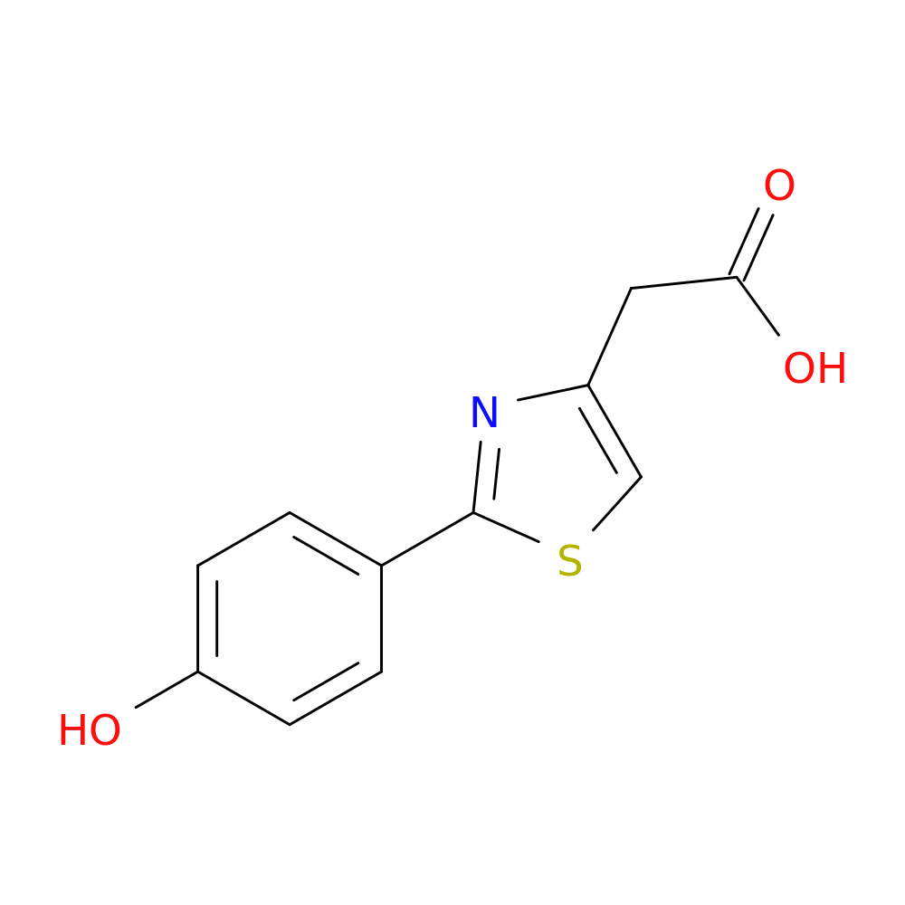 2-(2-(4-Hydroxyphenyl)thiazol-4-yl)acetic acid