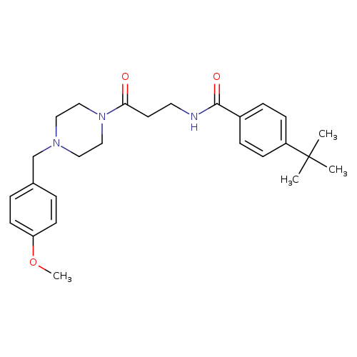 4-tert-butyl-N-(3-{4-[(4-methoxyphenyl)methyl]piperazin-1-yl}-3-oxopropyl)benzamide