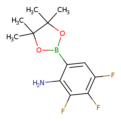 2,3,4-trifluoro-6-(tetramethyl-1,3,2-dioxaborolan-2-yl)aniline