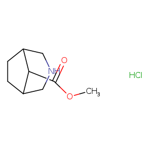 3-Azabicyclo[3.2.1]octane-8-carboxylic acid, methyl ester, hydrochloride (1:1)