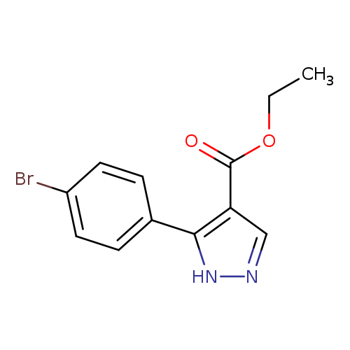 ethyl 5-(4-bromophenyl)-1H-pyrazole-4-carboxylate