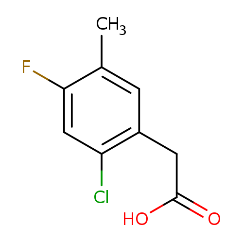 2-Chloro-4-fluoro-5-methylphenylacetic acid