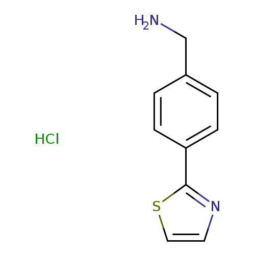 (4-(Thiazol-2-yl)phenyl)methanamine hydrochloride