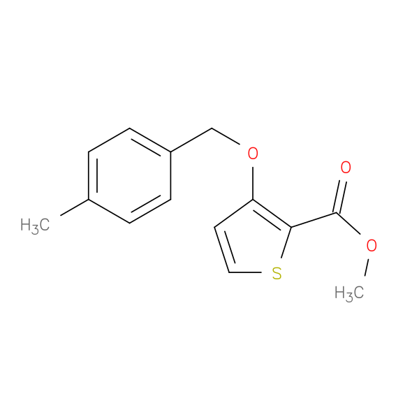 methyl 3-[(4-methylphenyl)methoxy]thiophene-2-carboxylate