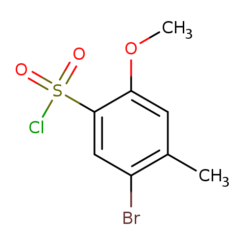 5-bromo-2-methoxy-4-methylbenzene-1-sulfonyl chloride