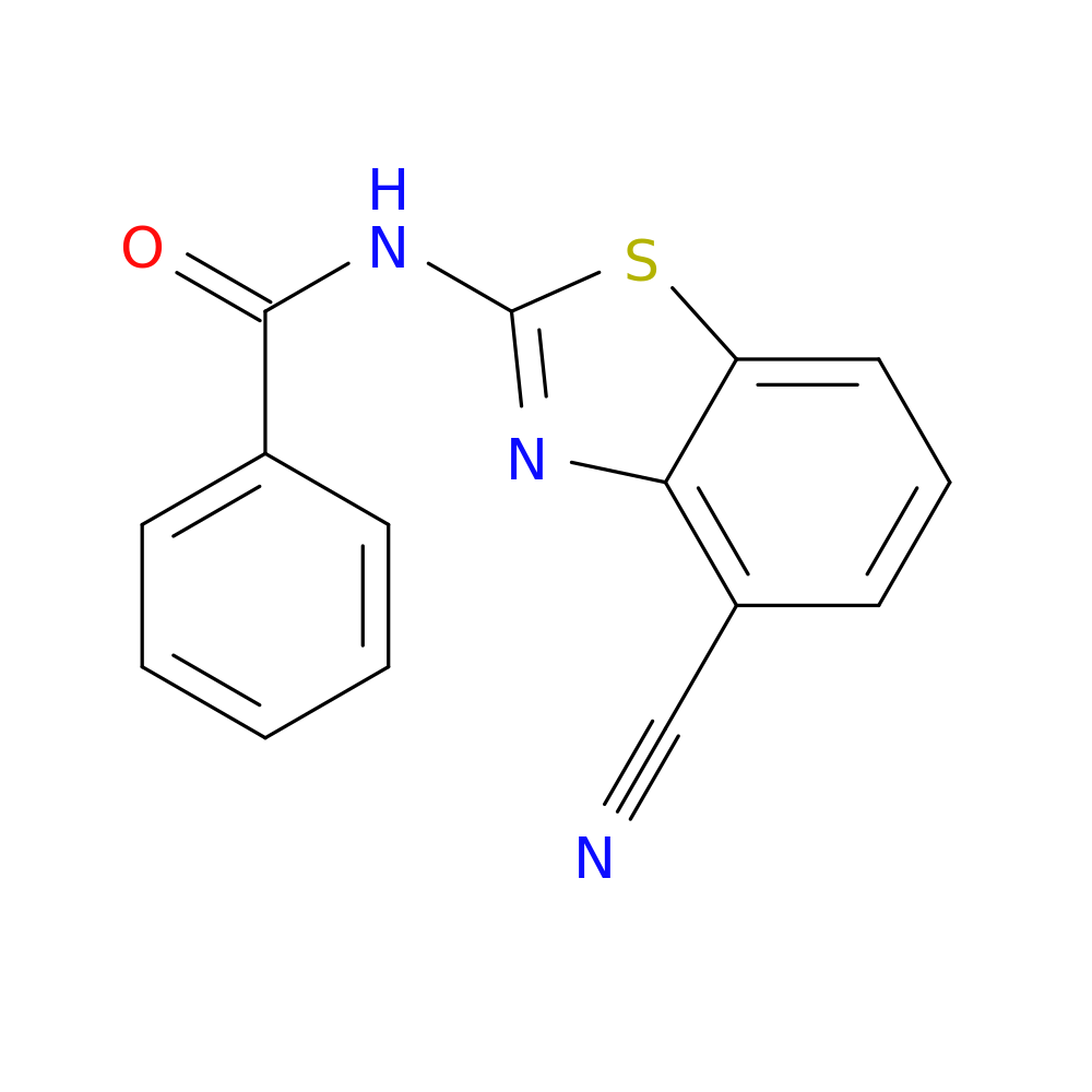 N-(4-cyano-1,3-benzothiazol-2-yl)benzamide